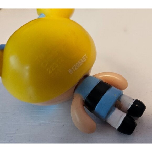 Powerpuff Girls Bubbles Cartoon Network Mini Figure 2.5" Blue Yellow Toy - Picture 3 of 7